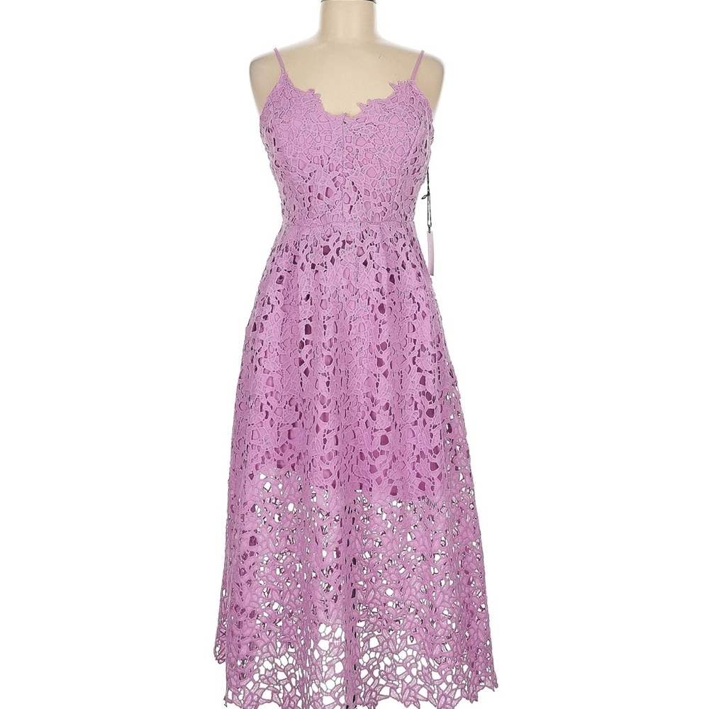 ASTR the label purple lace cocktail dress size medium